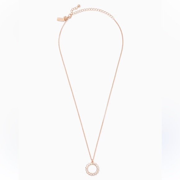 Kate Spade Circle Rose Gold Necklace - Picture 2 of 7